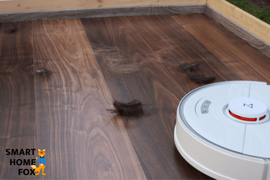 Roborock S7 в тесте на чистку волос